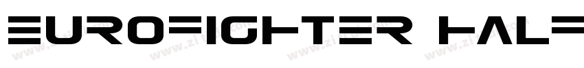 eurofighter halftone字体转换